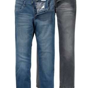 Dżinsy Arizona straight fit WILLIS, 2-pak, w kolorze niebieskim i szarym, rozmiar 26