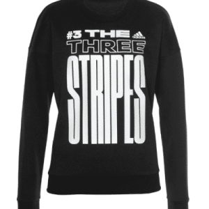 ADIDAS Graphic Sweatshirt, en noir, taille XS