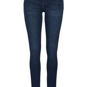 Arizona Skinny-fit-Jeans Ultra-Stretch, in Dark-Blue-Used, Größe 36