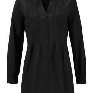 Blusa larga Aniston CASUAL, en negro, talla 40