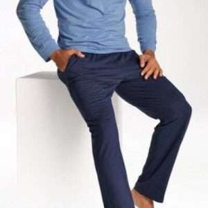 Pyjama Arizona bleu marine avec boutons, taille 56/58