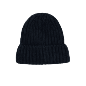 Auténtico gorro Zign, beanie, gorro de lana, azul oscuro, unisex, talla única