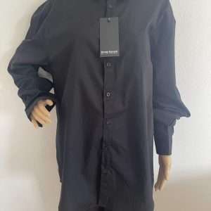 Camicia business basic Bruno Banani, in nero, taglia 45/46