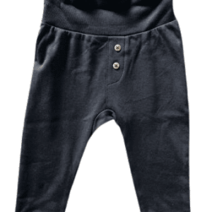 Pantalón de jogging para bebé con cintura ancha elástica, en azul marino, talla 80