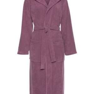Bademantel Jule mit Kapuze, in Mauve, Größe M