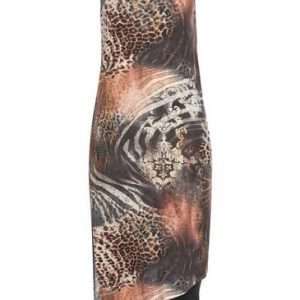 Beachtime 2-tlg.Set aus Leggings und Longtop, in Schwarz, Braun, Größe 36/38