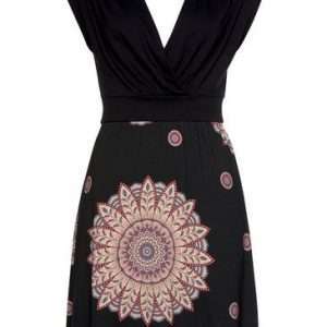 Vestido de verano Beachtime con corte en la espalda, en negro/color, talla 38