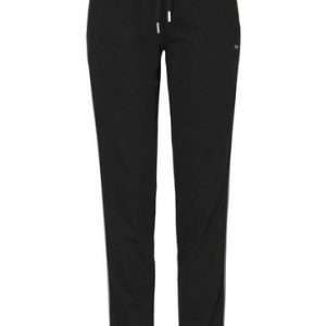 Bank. Homewear broek met metallic strepen, in zwart, maat 32/34