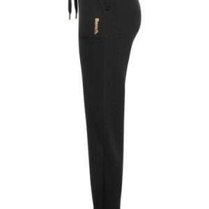 Bank. Loungebroek met opgestikte zakken, in zwart, maat 48/50