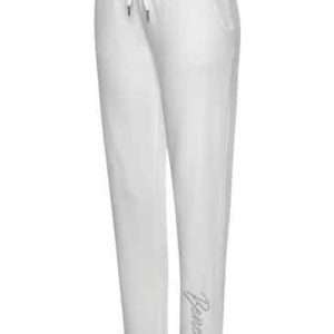 Bank. Relaxbroek met logoborduursel, in ecru, maat 36/38