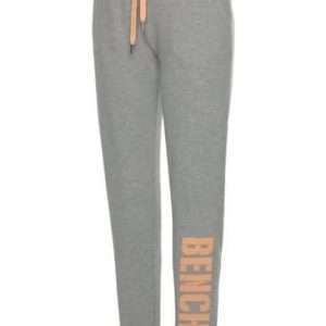 Bank. Sweatbroek met contrast, in grijs-gemêleerd, perzik, maat 36/38