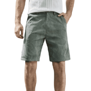 Bermudas para hombre, con bolsillos inclinados, en verde menta, talla M