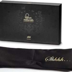 Bijoux Indiscrets antifaz Shhh Blindfold, en negro, talla Única