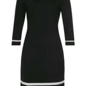 Vestido Bruno Banani de jersey con rayas en contraste, en negro, talla 36
