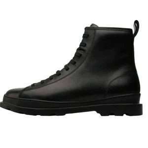 CAMPER Herren Brutus Mid Calf Boot, Schnürstiefelette, Schwarz, Größe 42