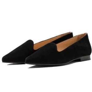 Chatelles Paris FRANÇOIS POINTY - Замшевые женские туфли-лодочки, черные, размер 38