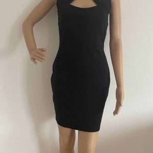 Lascana Cut-Out Minikleid, in Schwarz, Gr. 36