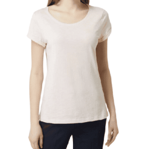Damen T-Shirt edc by Esprit, aus Bio-Baumwolle, in Rosa, Größe M
