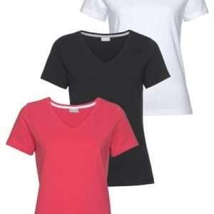 Lote de 2 camisetas Eastwind, en negro / blanco, talla 36/38