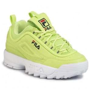 Кроссовки FILA Disruptor Low Wmn, неоновый зеленый, размер 38