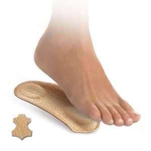Plantilla confort 3/4 cuero Fußgut, 1 par, talla 38