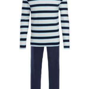 H.I.S Pyjama in Streifenoptik, in Navy gestreift, Größe L ( 52/54 )