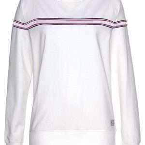 Jersey H.I.S con rayas de tapicería, en blanco, talla 40/42