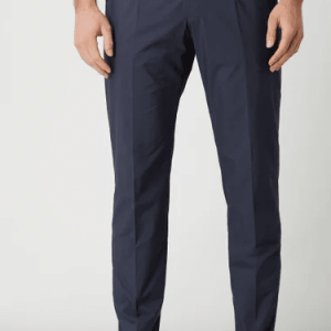 HUGO BOSS Brider1 - Pantalón de traje slim fit para hombre con cordón de ajuste, en azul marino talla 56