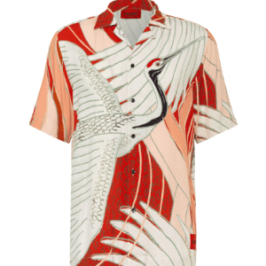 Camicia HUGO BOSS uomo EFAB Straight Fit, in rosso/nudo, taglia S