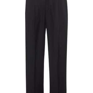 Pantalón Hugo Boss slim-fit de lana virgen para hombre en color negro, talla 44