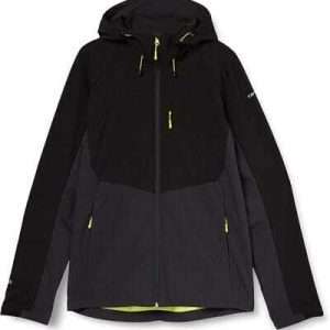 ICEPEAK Softshelljacke BARNES, in Schwarz, Grau, Größe 58