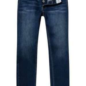 Dżinsy slim-fit John Devin, w kolorze ciemnoniebieskim, używane, W38xL36