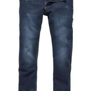 Proste dżinsy John Devin w kolorze ciemnoniebieskim - używane, W40xL32