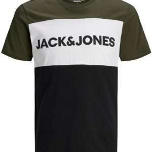 Jack & Jones T-Shirt LOGO BLOCKIN, en vert, taille XXL