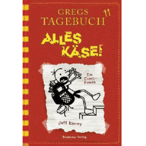 Jeff Kinney Greg's Diary 11 "All Cheese" Hardback 2016 Niemiecki