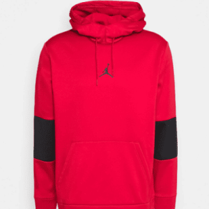 Felpa con cappuccio Jordan Air Therma, rossa, taglia S