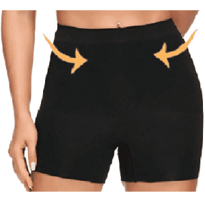 Joyshaper - Slip, pantaloncini, pantacollant e boxer da donna in nero, taglia S/M