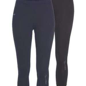 Leggings 3/4 KangaROOS in confezione da 2, nei colori nero e blu, taglia 42