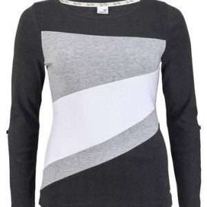 Koszula z długim rękawem KangaROOS w kolorze antracytowo-pomarańczowo-białym, rozmiar 48/50