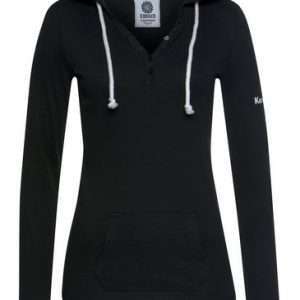 KangaROOS Felpa leggera con cappuccio, in nero, taglia 38