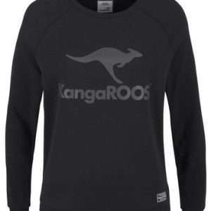 Jersey KangaROOS con estampado de etiqueta grande, en negro, talla 52/54