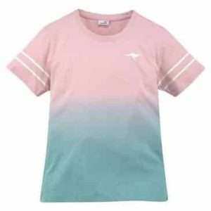 KangaROOS T-shirt, two-tone, in pink-mint, size 152/158