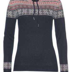 KangaROOS gemusterter Kapuzenpullover, in Marine, Größe 32/34