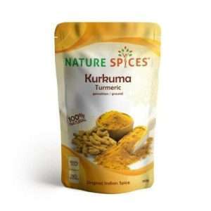 100% natürlich & vegan, indisches Gewürz "Kurkuma" Turmeric 100g gemahlen
