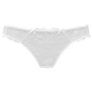 Slip LASCANA in pizzo floreale, bianco, taglia 40/42