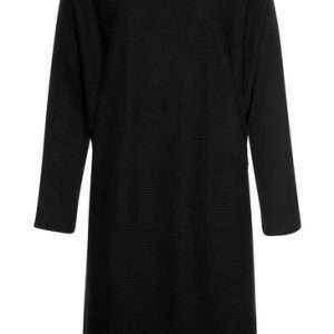 LASCANA Robe en maille avec encolure carmen, noir, taille 40/42