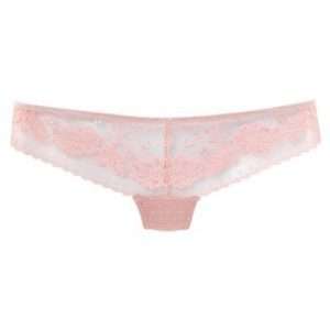 LASCANA floral lace thong, in rosewood, size 40/42