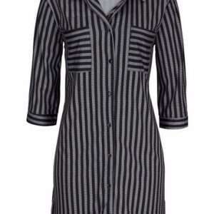 LASCANA classic nightgown with stripes, in black and white, size 36/38