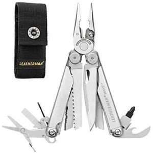 LEATHERMAN - Wave Plus Multi-Tool, legendarne narzędzie wielofunkcyjne z 18 narzędziami, z nylonową kaburą