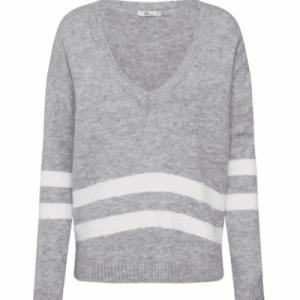 LTB Feinstrickpullover PIHELE , in Grau-Melange, Größe XXL